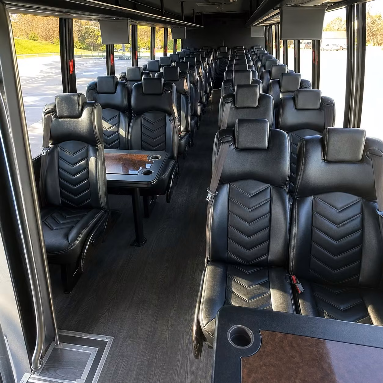 25 passenger minibus interior