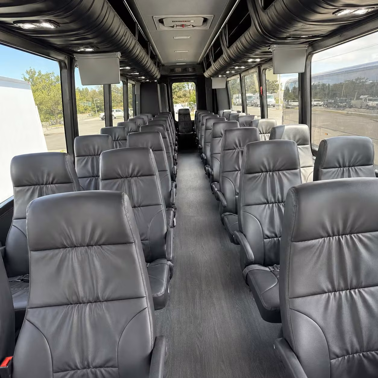 28 passenger minibus interior