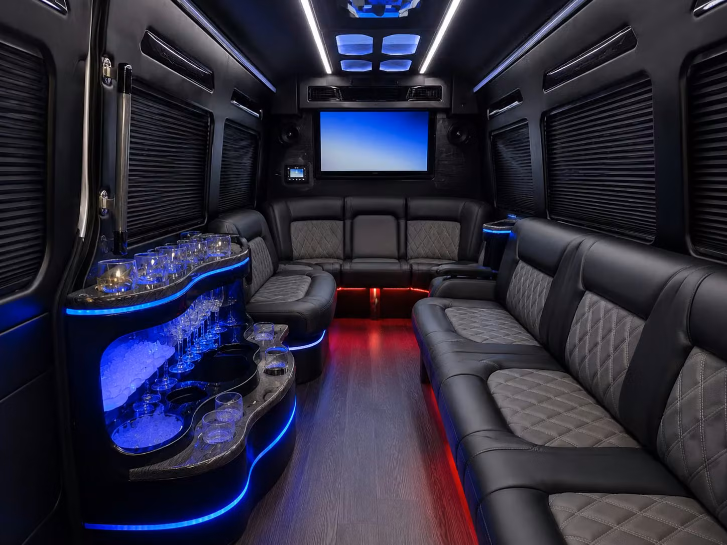 sprinter limousine inside